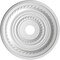Ekena Millwork Cole PVC Medallion (Canopies up to 6"), 22"OD x 3 1/2"ID x 1"P, Universal Aged Metallic Vintage Gold CMP22CODVG - alternate 4